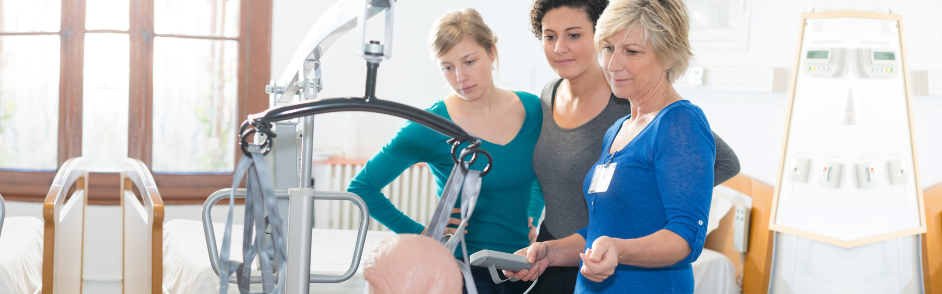group of woman training